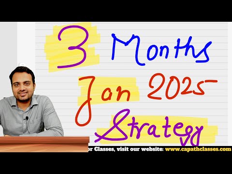 3 Months strategy for 100% success in ca inter January 2025 exam|Best Strategy for January 2025 Exam