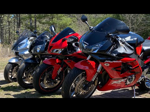 Comparing and Riding my 600RR, RC51, VFR800, & 954RR in 2020!