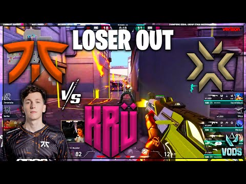 Loser Out! Fnatic vs Kru  | Valorant Champions 2024