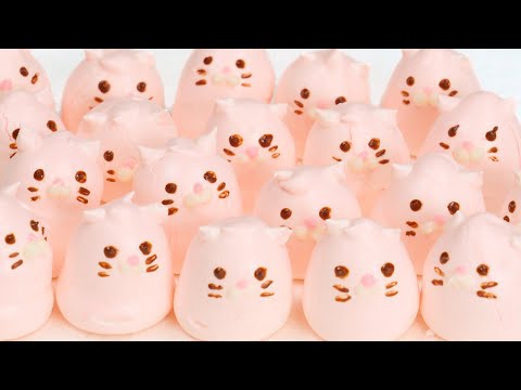 【これでマスター】かわいい猫のメレンゲクッキーの作り方