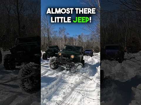 You won't BELIEVE what TOWS out this Jeep 😲 #shorts #jeep #offroading