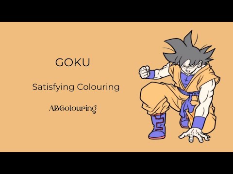 GOKU SATISFYING COLOURING | ABColouring |