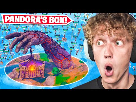 I Got 100 Players To Land At PANDORA'S BOX In Chapter 5 Fortnite (Live Event)