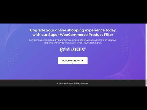 Super WooCommerce Product Filters By hash_themes