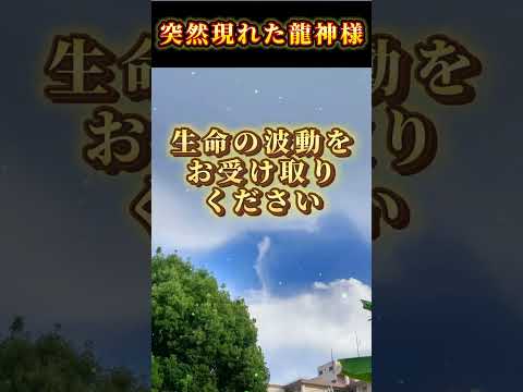 【10秒参拝】縁起の良い昇り龍神雲の撮影成功！　#龍神雲