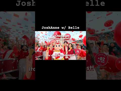 JoshAnne with Belle Mariano New Jollibee Chickenjoy