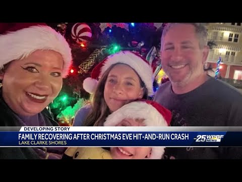 Lake Clarke Shores family recovering after Christmas Eve hit-and-run