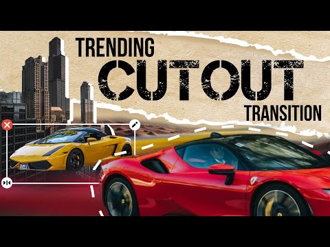 Instagram Trending Cutout Transition | 📸TikTok Trend Editing Tutorial (InShot Tutorial)