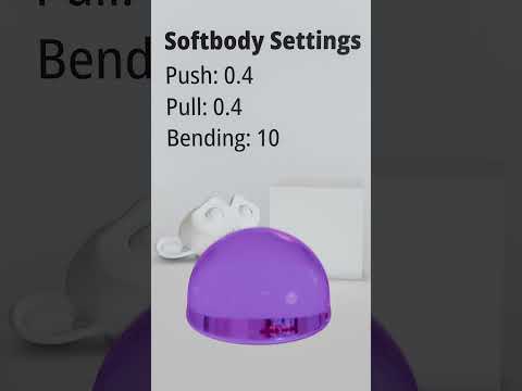 Satisfying Soft Body Simulation In #blender