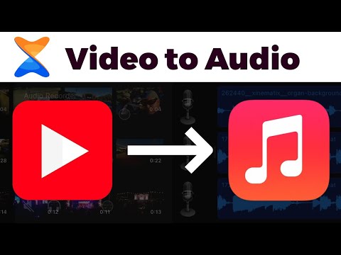 Convert Video to Audio using Xender