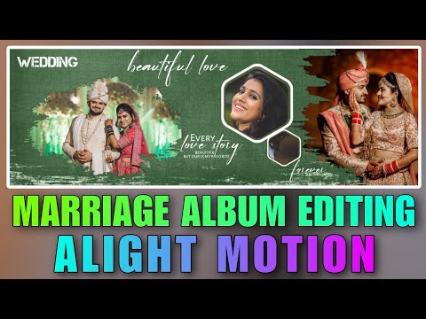 wedding album design kannada | wedding album design tutorial in Alight motion |