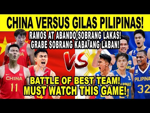 GILAS PILIPINAS vs CHINA - New Year Game! Grabe ang Lakas ng Pinas! Abando Unstoppable! FIBA 2k