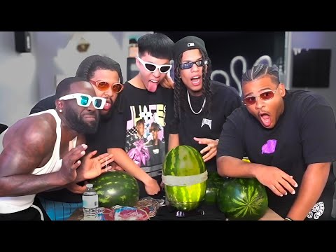 Rayasianboy Does The Watermelon Challenge With His Friends..😂