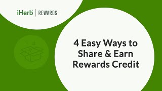 iHerb Rewards–4 Easy Ways to Share & Start Earning | iHerb