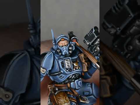 Painting Lenses in 60 seconds! Space Wolves  #warhammer40k #warhammer #painting #paintingtutorial