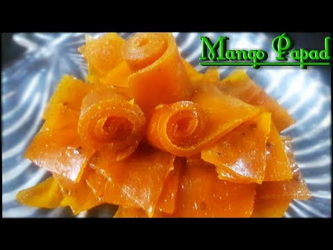 Aam Papad Recipe-How to Make Perfect Aam Papad-Homemade Mango Papad-Easy Mango Recipe