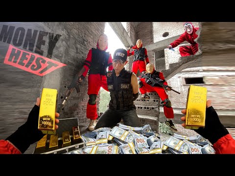 PARKOUR VS MONEY HEIST : Bad guy break into base to get revenge on police and steal money | Epic POV