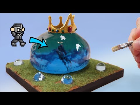 I made King Slime (and an unfortunate ninja)