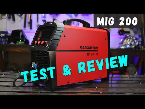 ArcCaptain MIG 200 Welder Review. Better than Titanium MP?