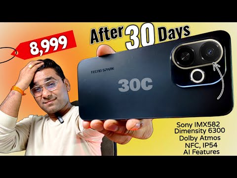 Tecno Spark 30C 5G Long Term Review | Best 5G Mobile Under 10k With Dimensity 6300, NFC, Dolby Atmos