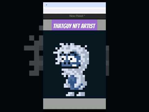 YETI #pixelart Basic Animation can be Fun #memecoin #art