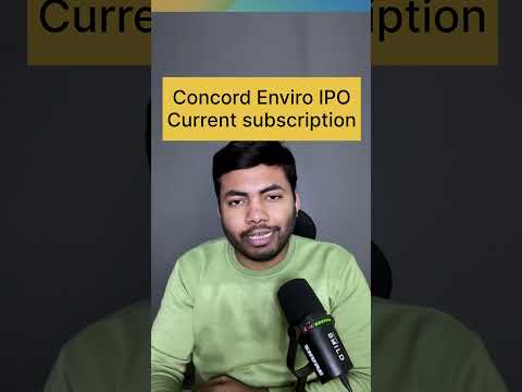 Concord Enviro IPO Subscription Status | Latest IPO GMP #shorts #latestipo #ipo