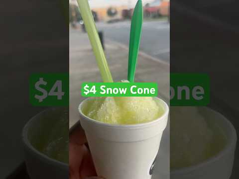 Today I wanted a Good Snowcone