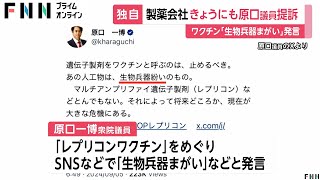 【独自】レプリコンワクチン巡る原口一博議員の「生物兵器まがい」発言で製薬会社が提訴へ“科学的根拠のない中傷で名誉を毀損された”