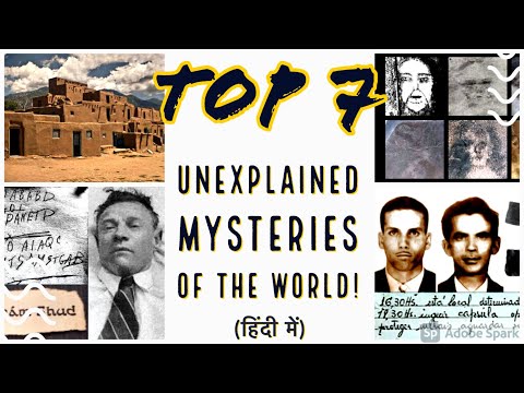 7 UNSOLVED MYSTERIES OF THE WORLD explained Hindi unsolved mysteries real caught on camera! taos hum