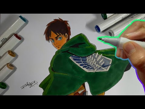 Drawing Eren Yeager - Attack On Titans