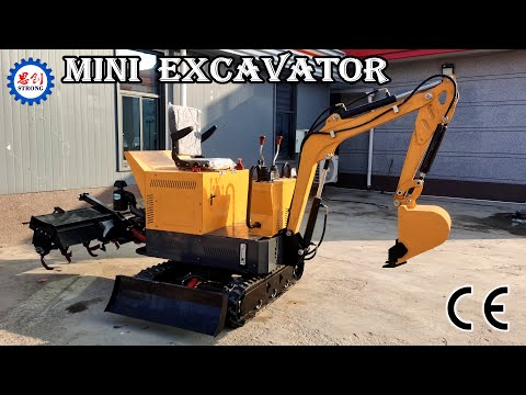 Multifunctional Mini Excavator with Rotary Cultivator Made in China