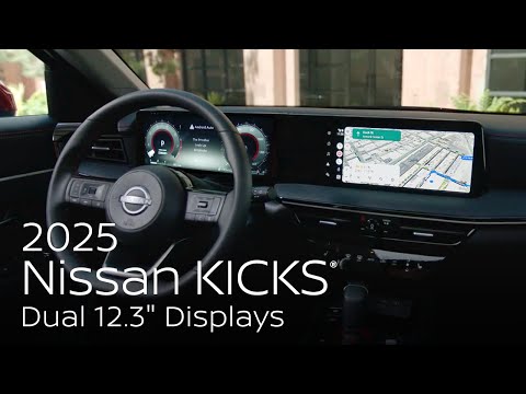 All-New 2025 Nissan Kicks® SUV | Dual 12.3" Displays