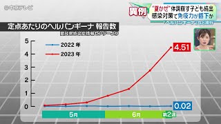 【ヘルパンギーナなど流行】“夏かぜ” 体調崩す子ども続出 感染拡大 免疫力が低下か（2023.6.27 放送）