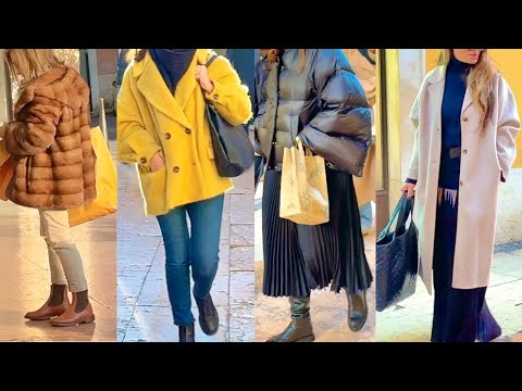 ITALIAN WINTER 2024 STREET STYLE 🇮🇹VERONA EVERYDAY WINTER OUTFITS ☀️KEEP YOU COZY #vanityfair