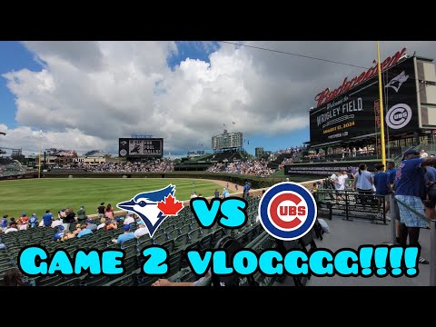 Blue Jays Vs Cubs Game 2 VLOGGG!!!! MUST SEE (8.17.2024)