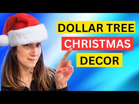 Check Out This Easy Dollar Tree Christmas Decor!   #dollartree #diy