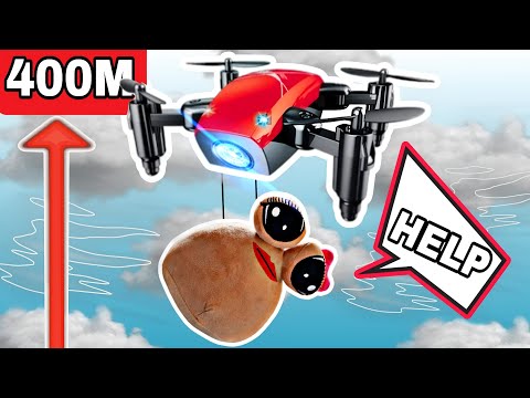 Pounina flies with a drone!