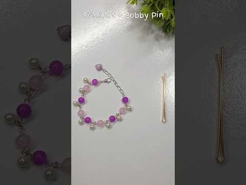 Easy Bracelet Hack | Bracelet + Bobby Pin #easyhacksforeasylife #shortvideo  #diybracelet #shorts