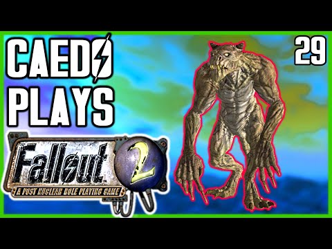 DeathCLAWS VS H&K CAWS (Unarmed Playthrough) - Caedo Plays Fallout 2 #29