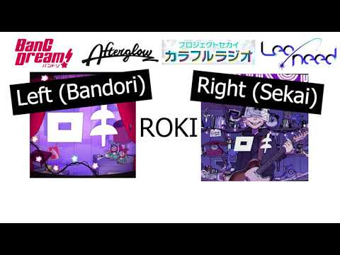 Roki Bandori x Project Sekai Cover Comparison (Stereo)