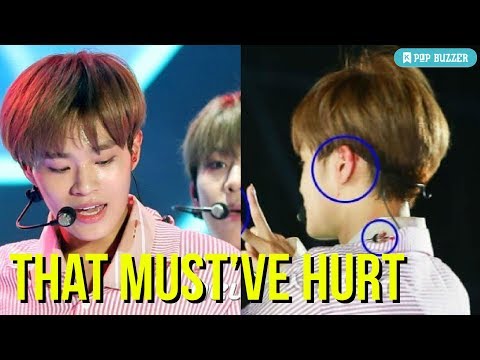 WANNA ONE Lee Dae Hwi Ear Bleeds During Performance At '2017 Fever Festival'