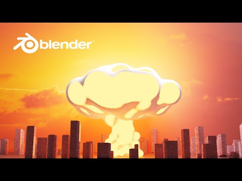 How to Model an Atomic Bomb | Blender Tutorial (Fast)