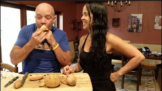 Tasting Two Varieties of Sapodilla