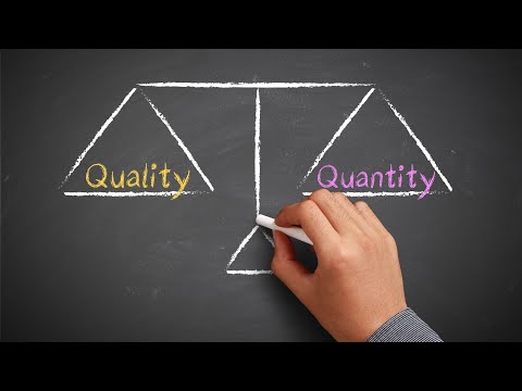 Stop Being A Perfectionist: Quantity Over Quality