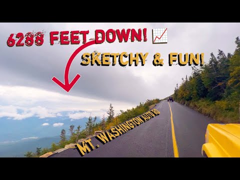 Scariest On-Pavement Adventure! Mt Washington Auto Road