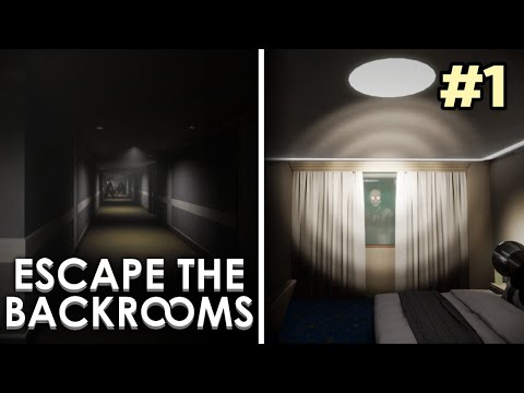 Jugando la Nueva Actualización de Escape The Backrooms! #1 "Hotel chase"