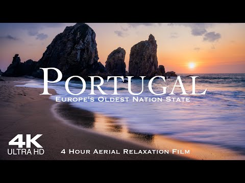 Best of PORTUGAL 🇵🇹 Drone Aerial 4K | 4 Hour Ambient Relaxation Film #portugal