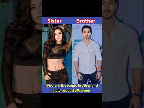 Best Bollywood Brother and Sister Duo  #brother #sister #bollywood #tigershroff #deepikapadukone