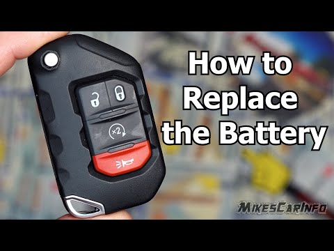 Jeep Key Fob -- How to Replace Battery