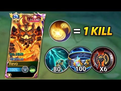 URANUS 1ST SKILL = 1 KILL BUILD🔥